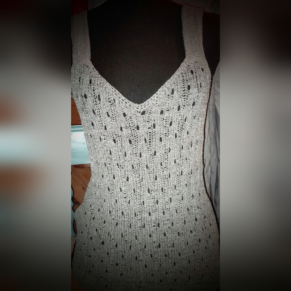 Ball of Cotton Cardigan Set, Natural Sage, Lg - Picture 2 of 5